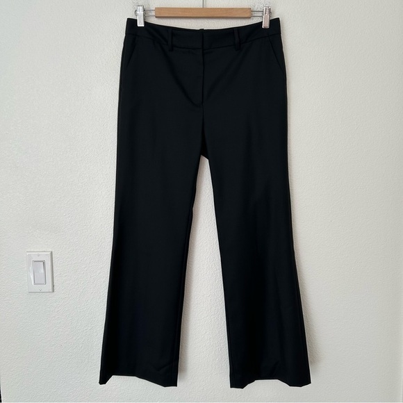 Nili Lotan 100% virgin wool pants black 4 - Picture 1 of 16